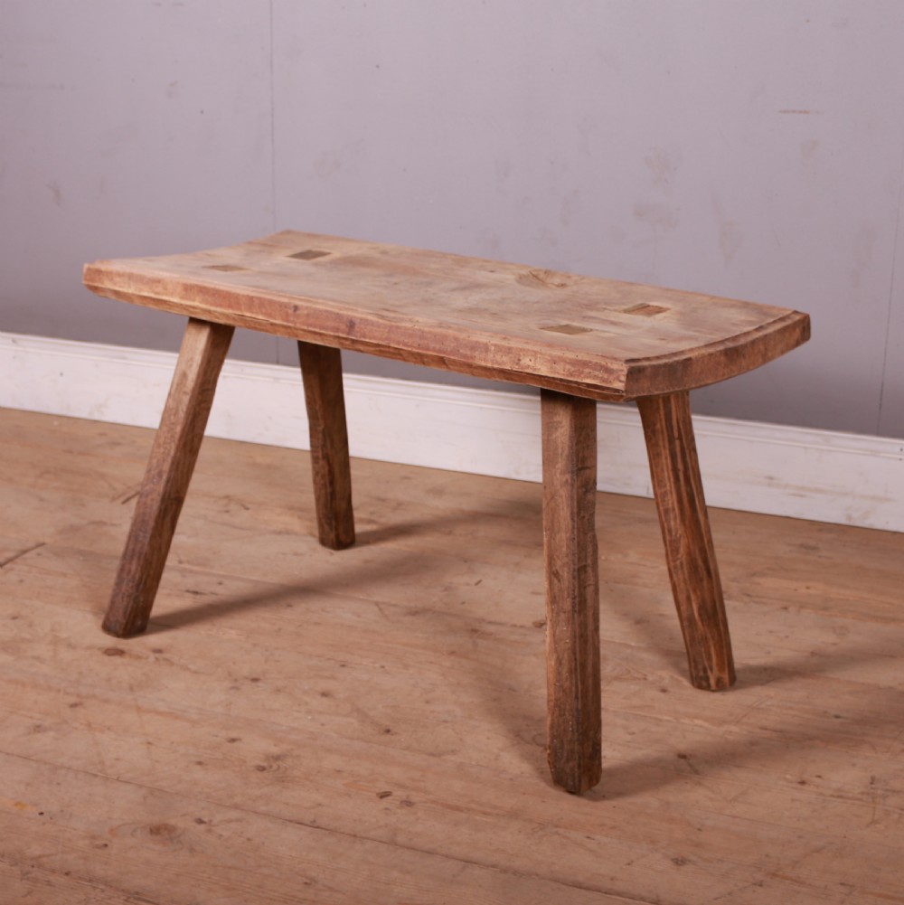 French Scrubbed Beech Low Table