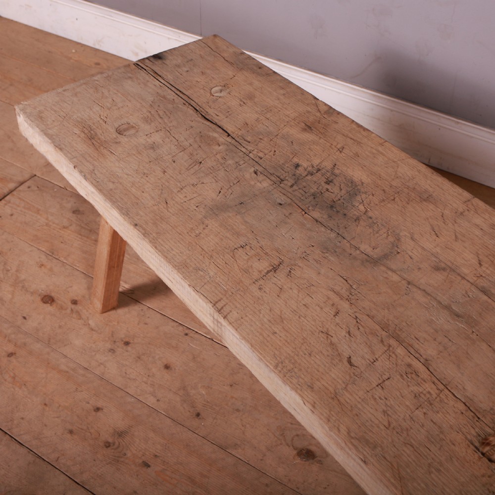 French Scrubbed Sycamore and Elm Coffee Table View III