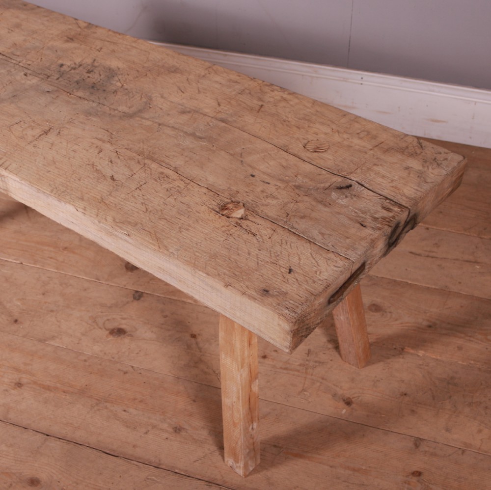 French Scrubbed Sycamore and Elm Coffee Table View IV
