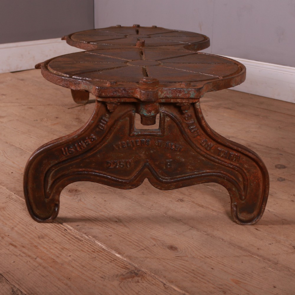 French Industrial Coffee Table View IV