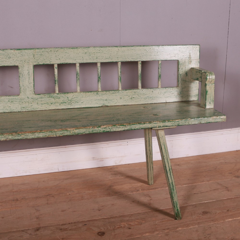 Pair of Austrian Pine Benches View II