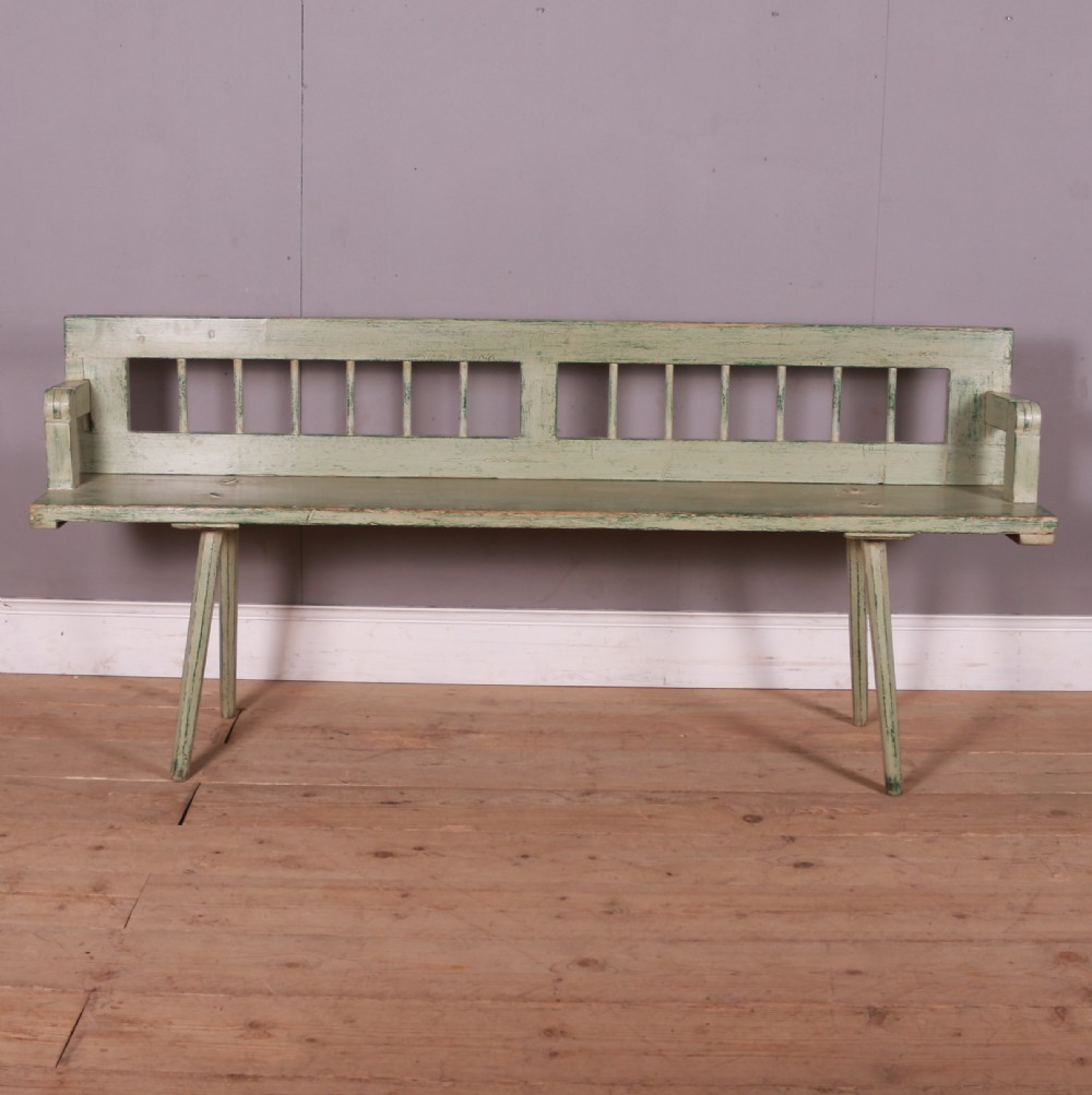 Pair of Austrian Pine Benches View V