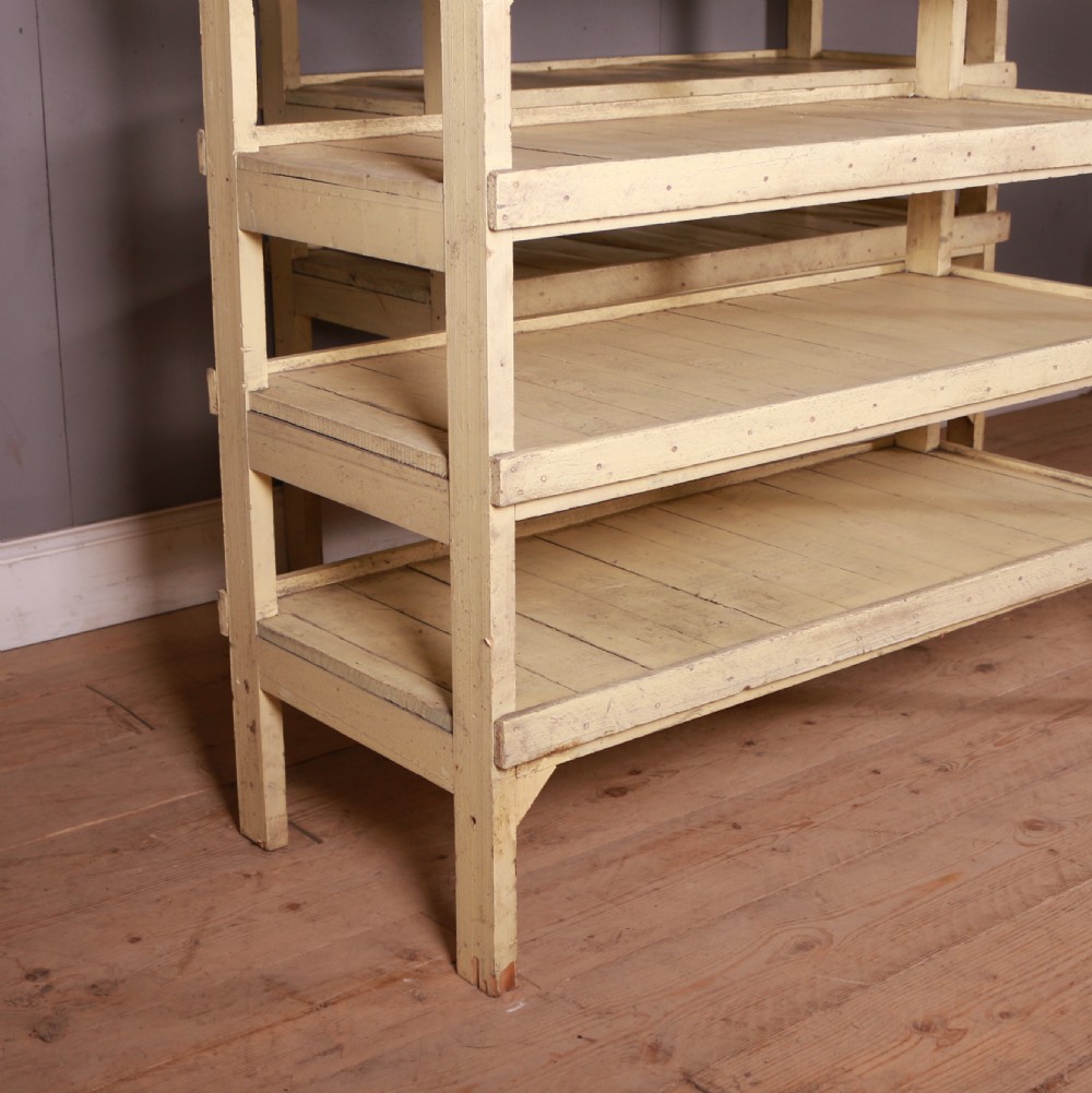 Pair of Original Painted Belgian Racks View III