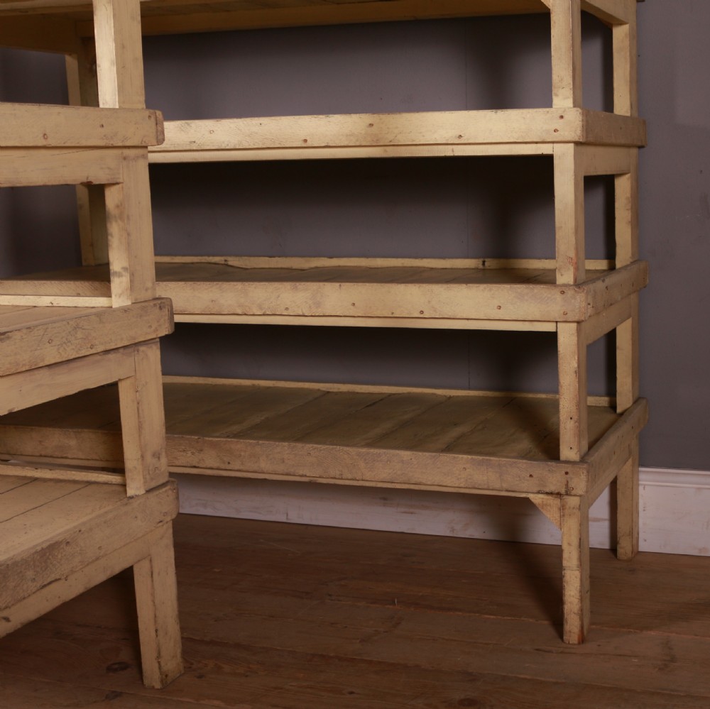 Pair of Original Painted Belgian Racks View IV