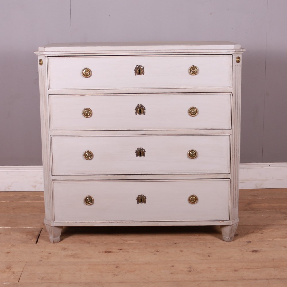 Gustavian Style Painted Commode