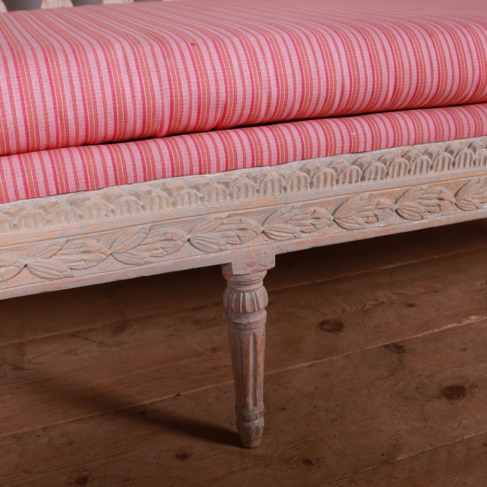 Swedish Original Painted Sofa View IV