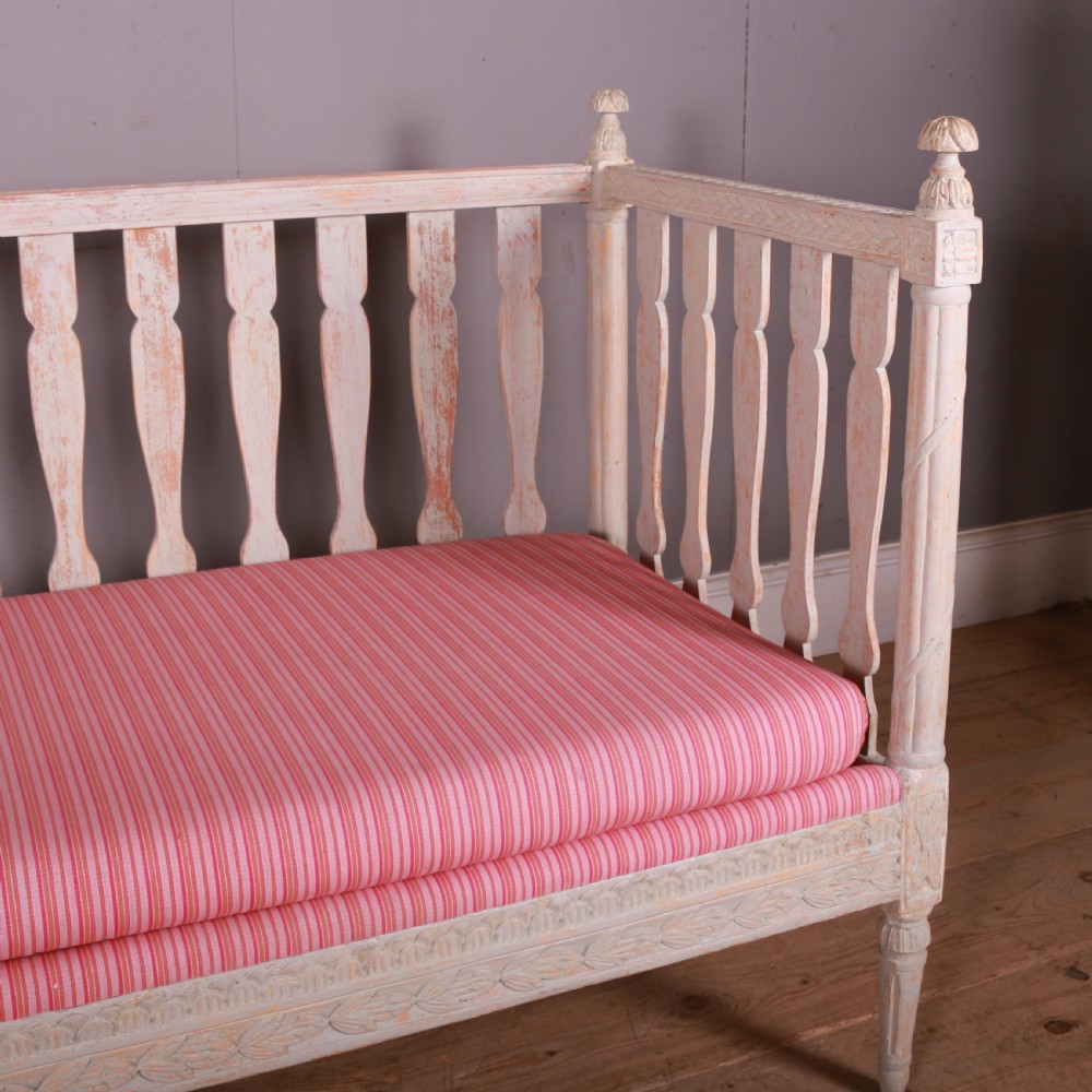 Swedish Original Painted Sofa View V