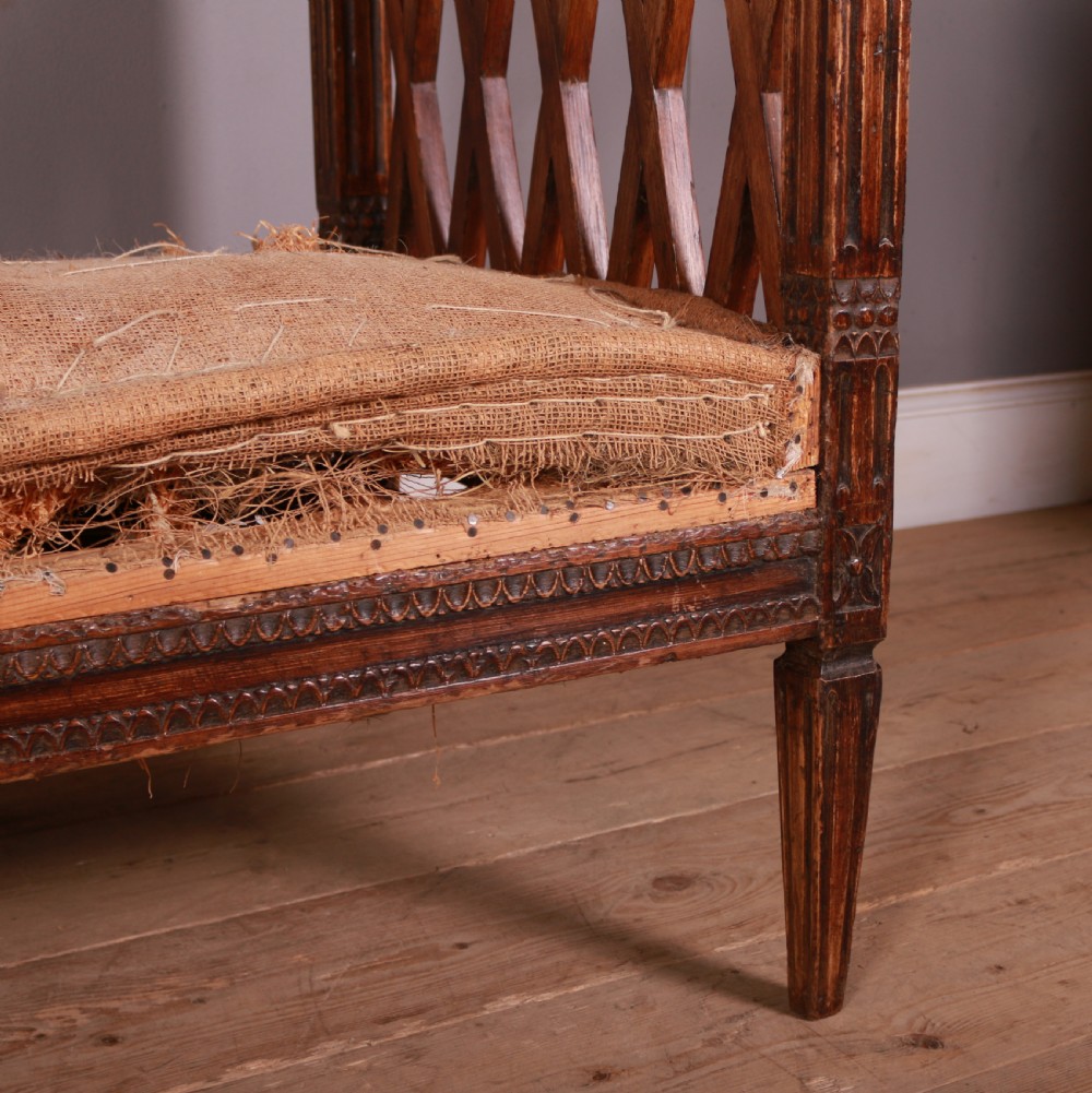 18th Century Swedish Settle View VII