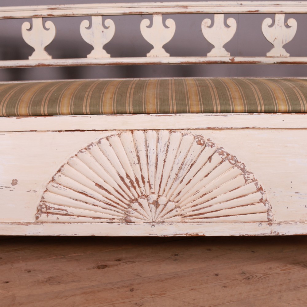 Swedish Original Painted Settle View VI