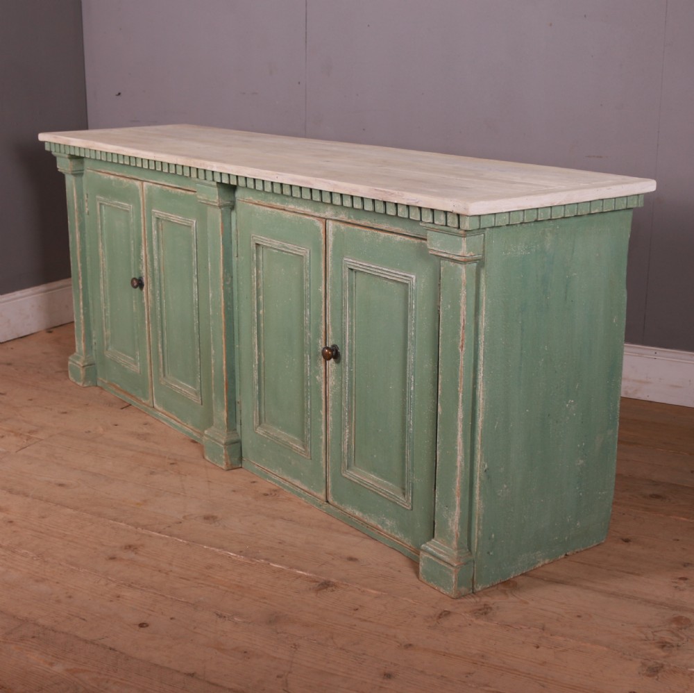 English Painted Dresser Base View VIII