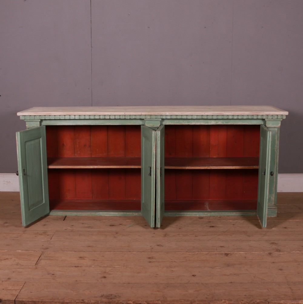 English Painted Dresser Base View XI