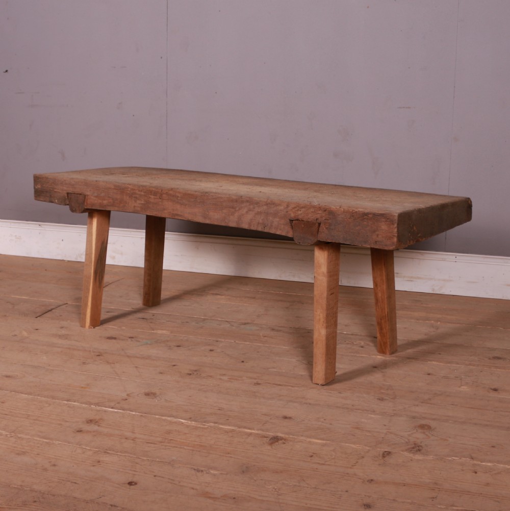 French Oak and Elm Coffee Table