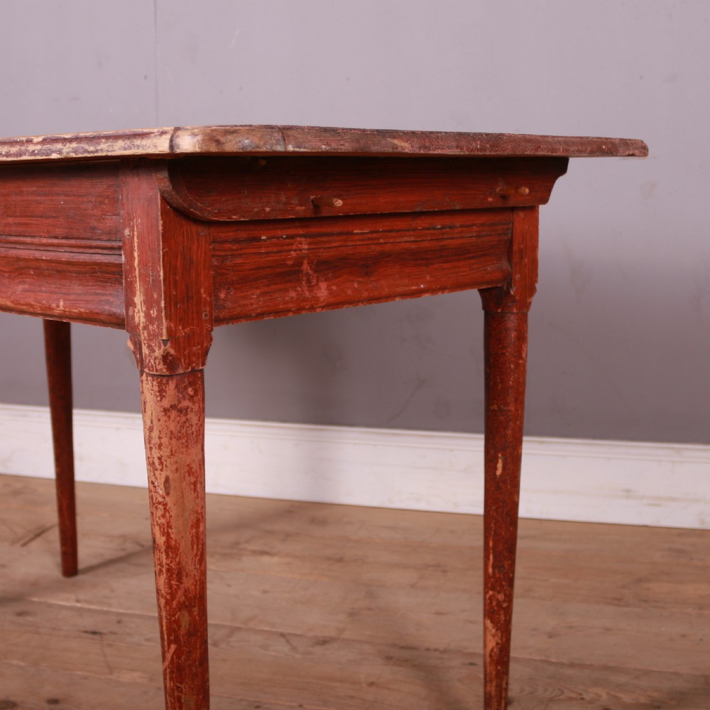 Swedish Original Painted Side Table View IV