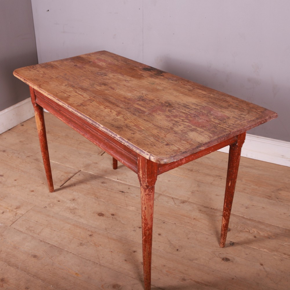 Swedish Original Painted Side Table View V