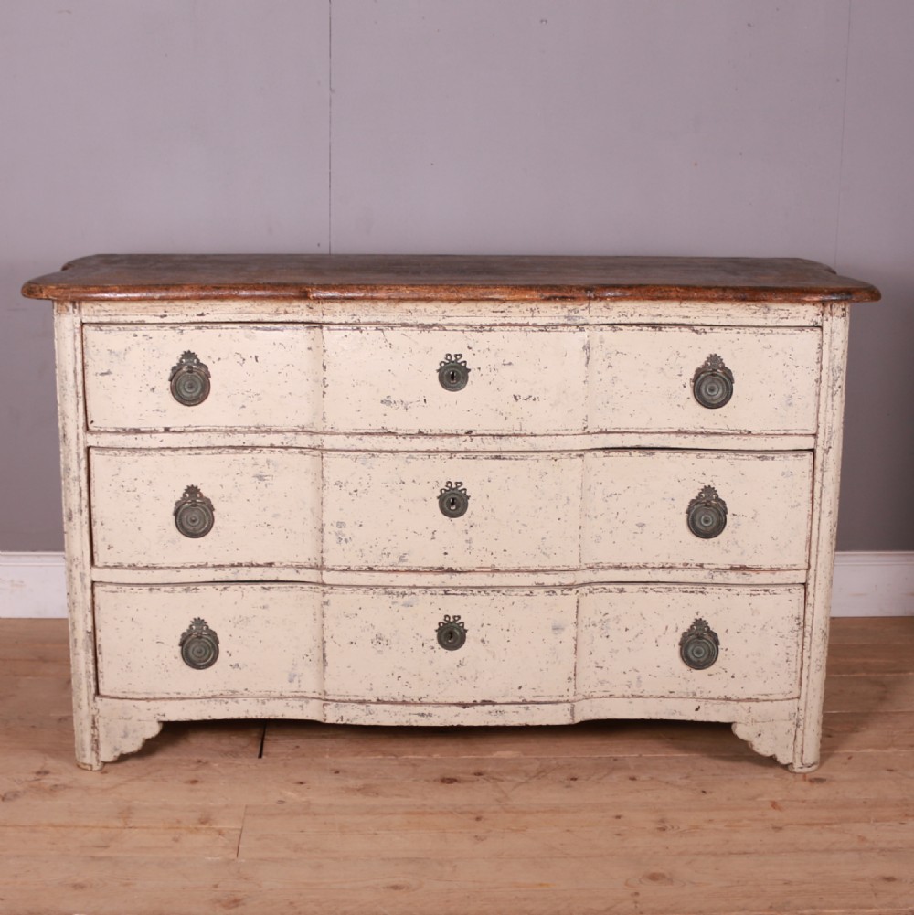 Large Danish Painted Commode