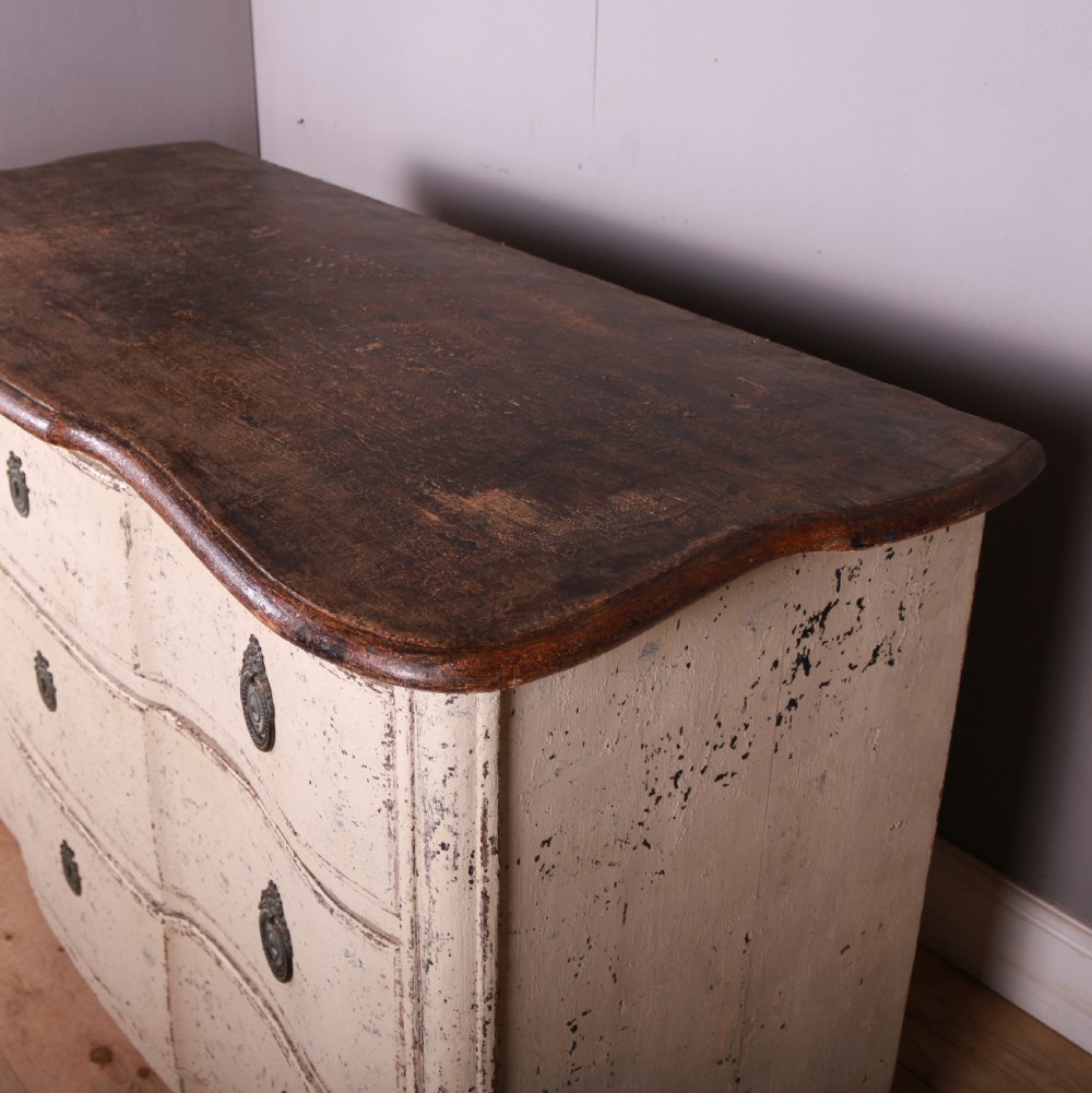 Large Danish Painted Commode View X