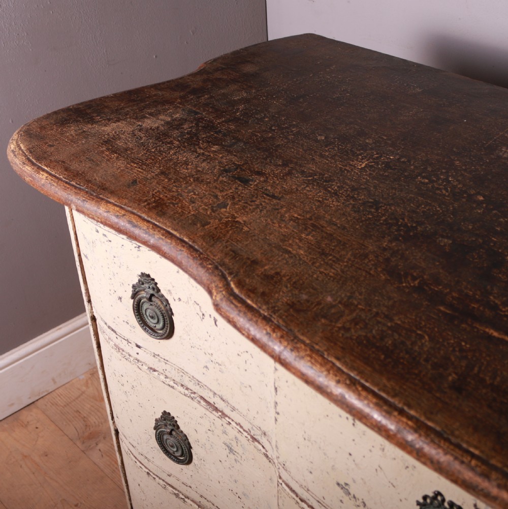 Large Danish Painted Commode View XI