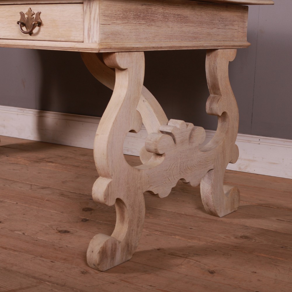 Bleached Oak Italian Console Table View II