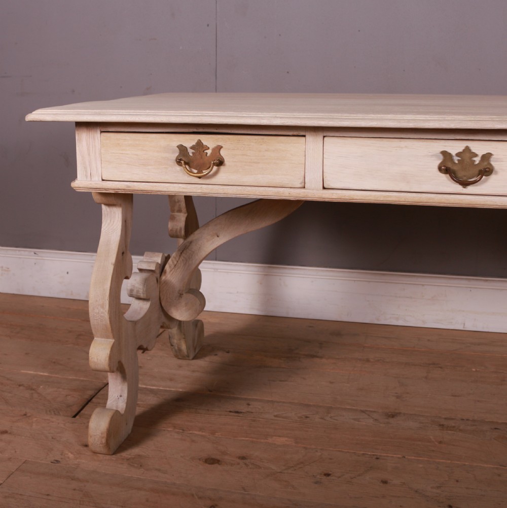 Bleached Oak Italian Console Table View IV