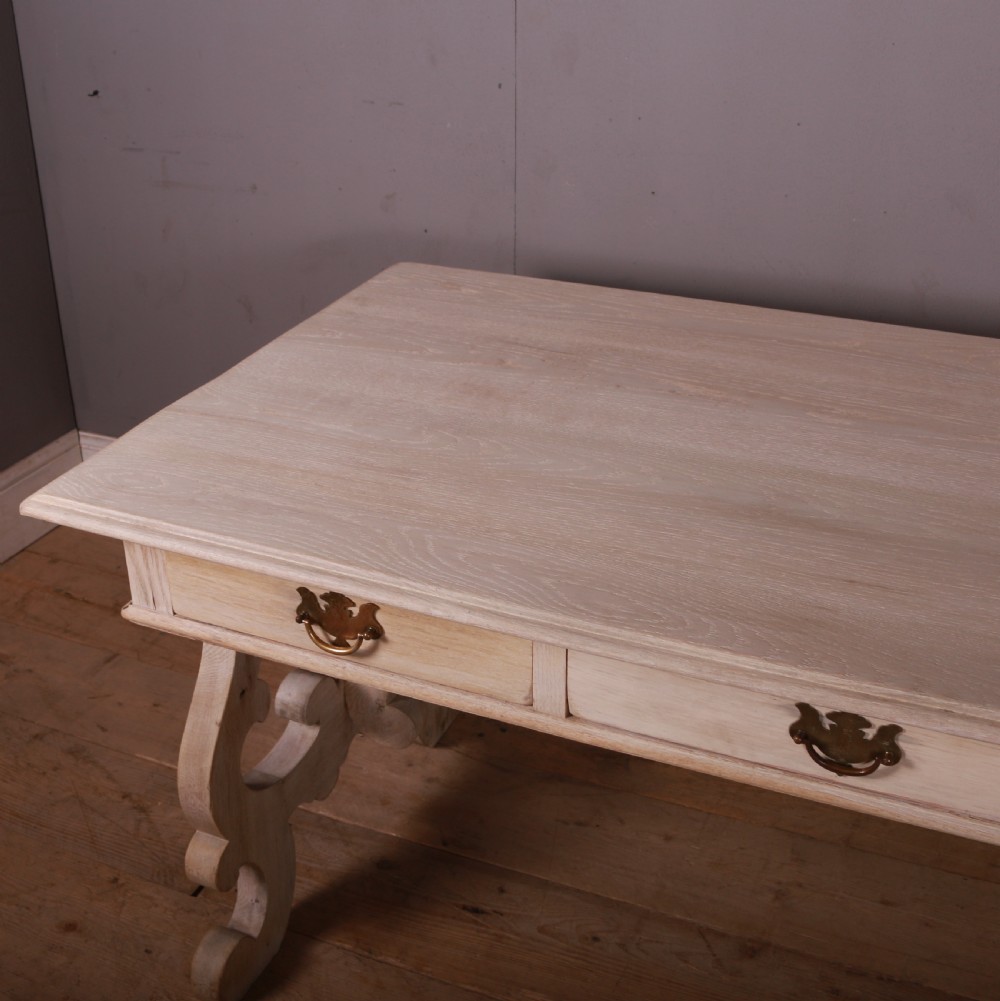 Bleached Oak Italian Console Table View V