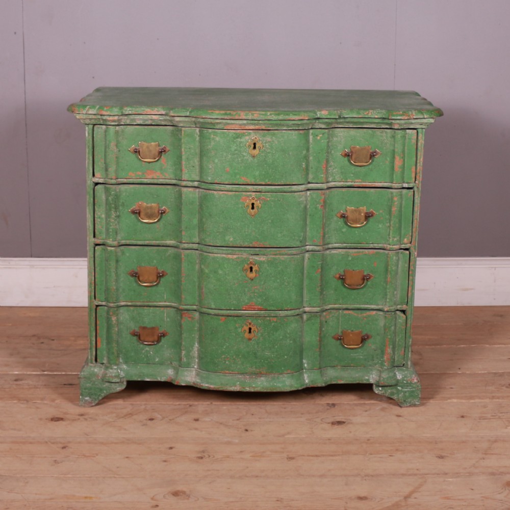 18th Century Dutch Serpentine Front Commode