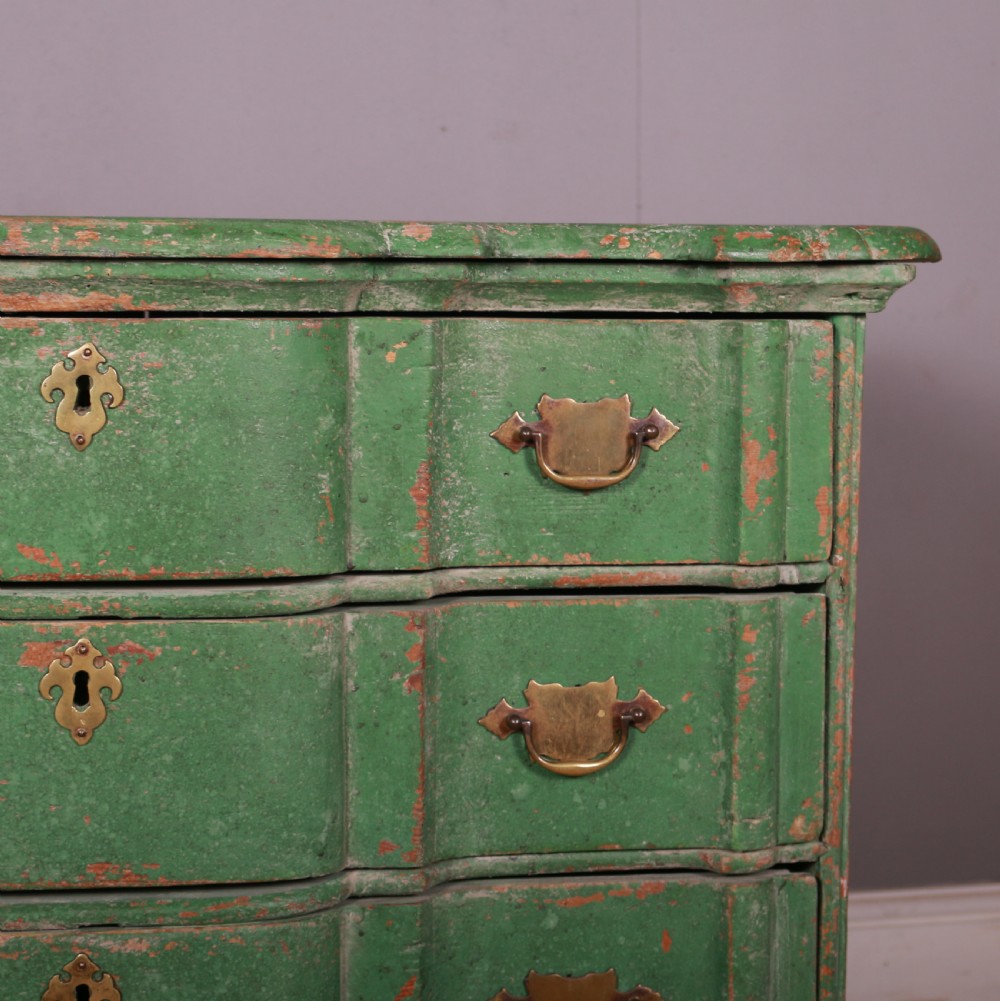 18th Century Dutch Serpentine Front Commode View V