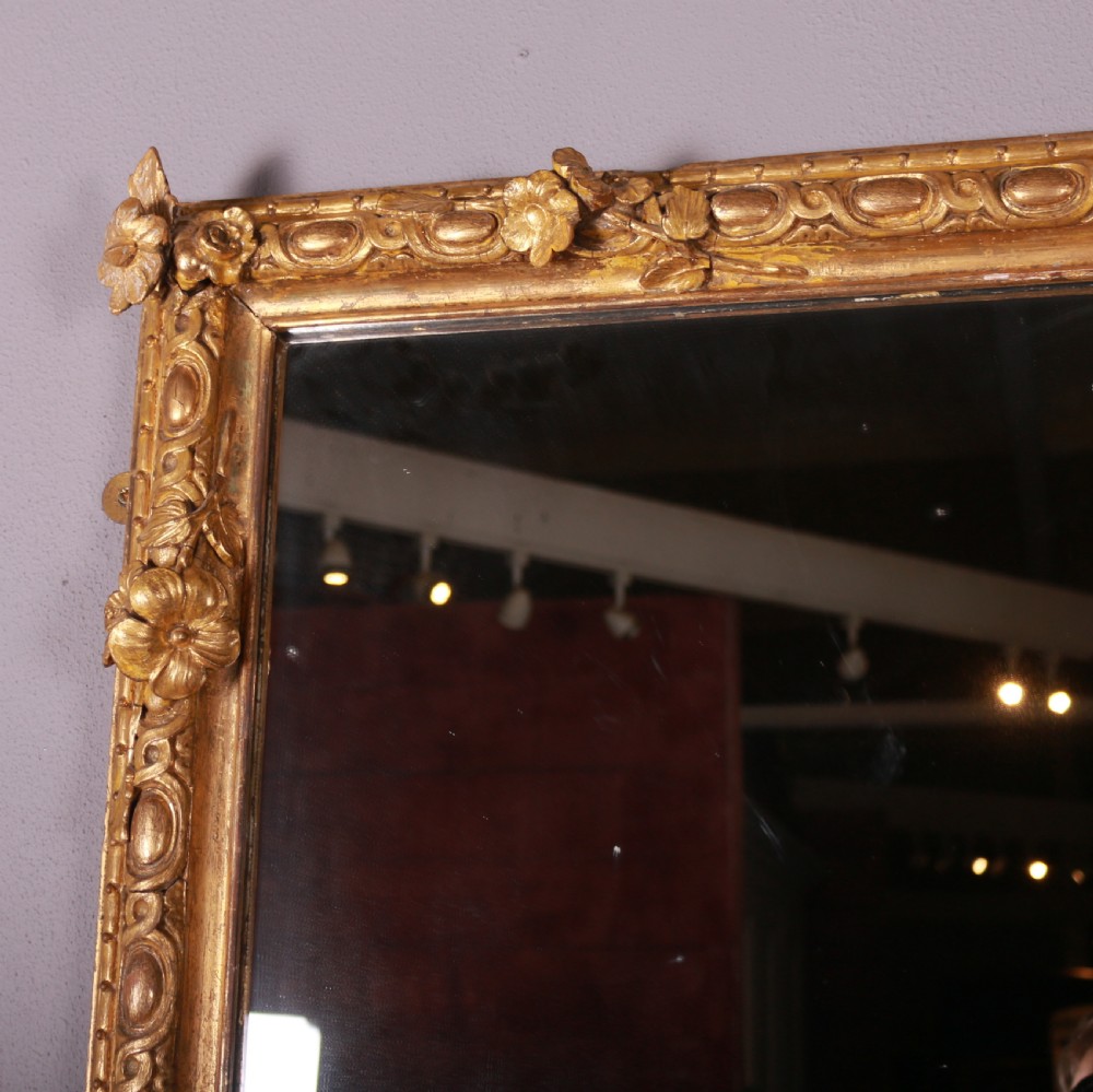 Spanish Carved Overmantle Mirror View III