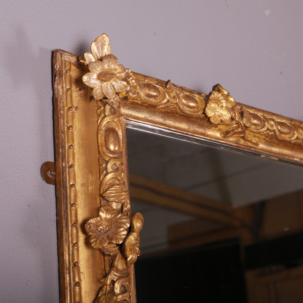 Spanish Carved Overmantle Mirror View IV