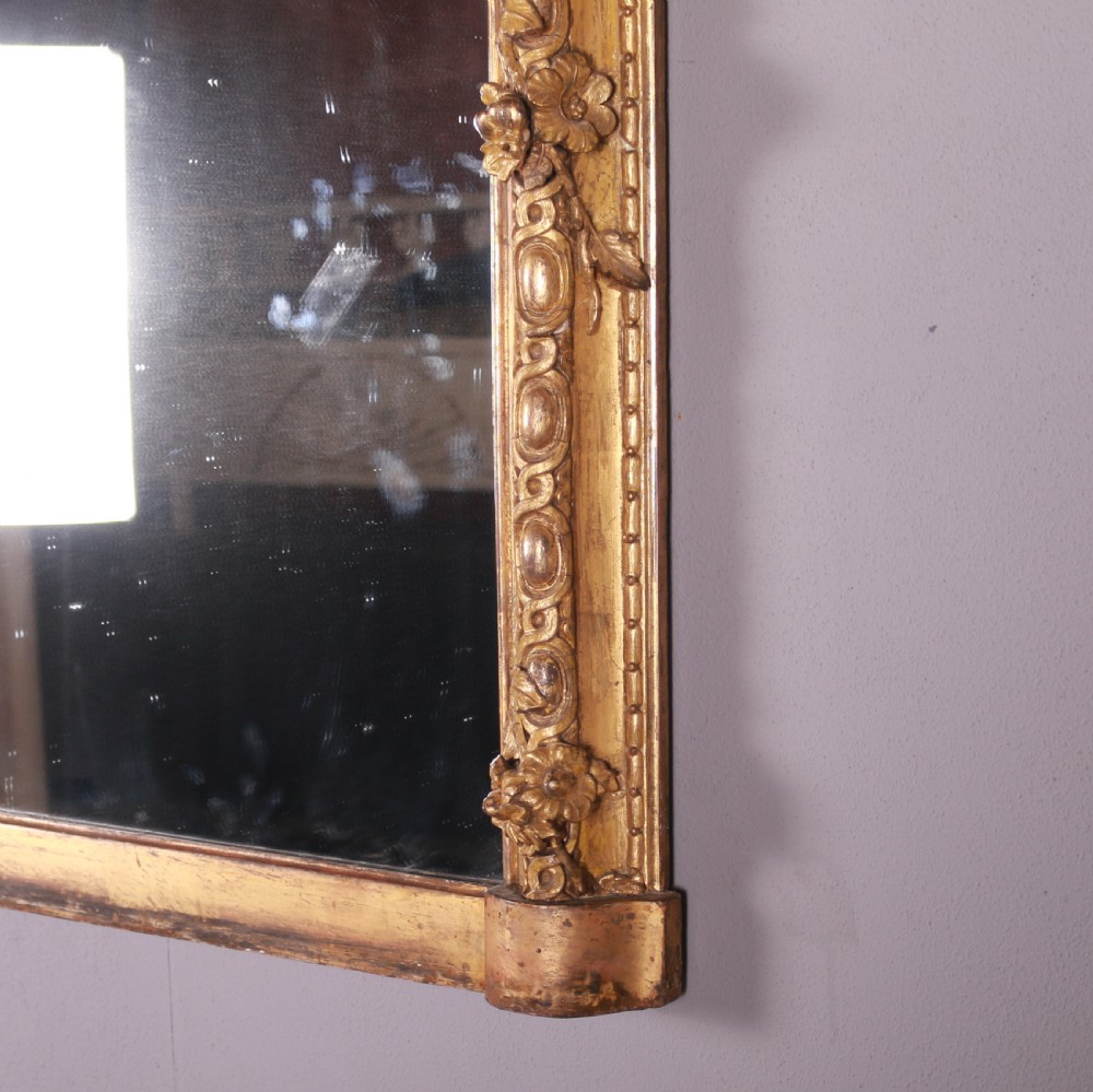 Spanish Carved Overmantle Mirror View VI