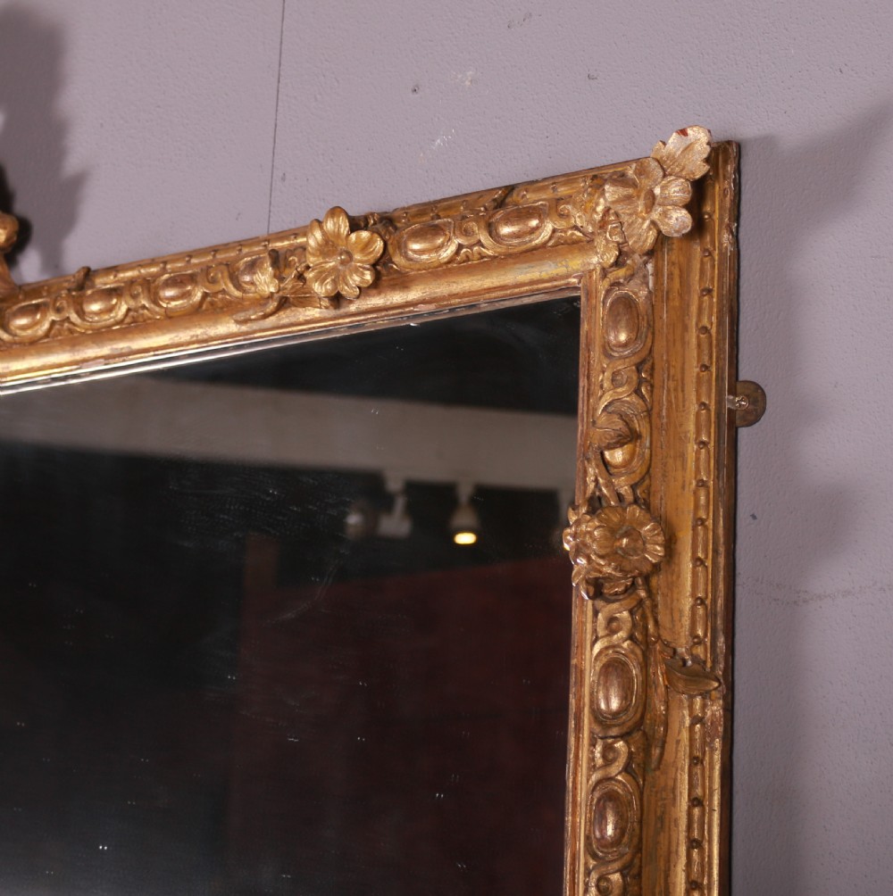 Spanish Carved Overmantle Mirror View VII