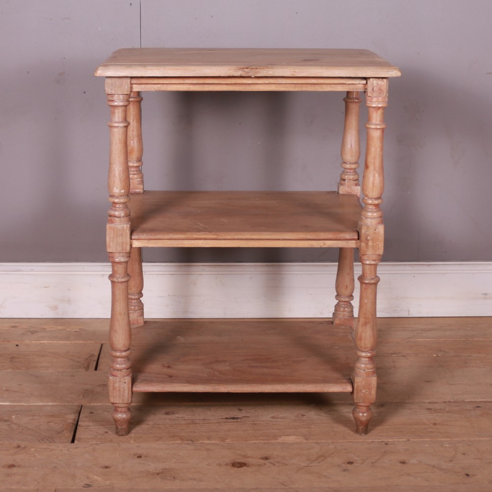 Three Tier Pine Whatnot