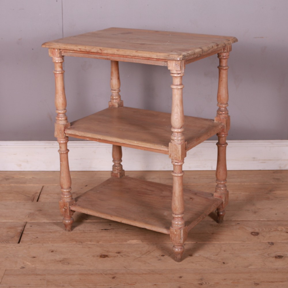 Three Tier Pine Whatnot View II