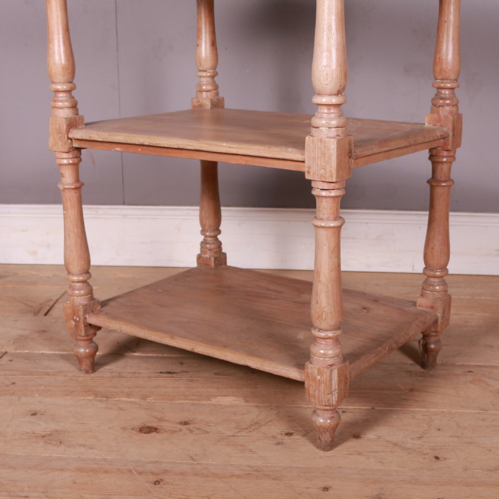 Three Tier Pine Whatnot View III