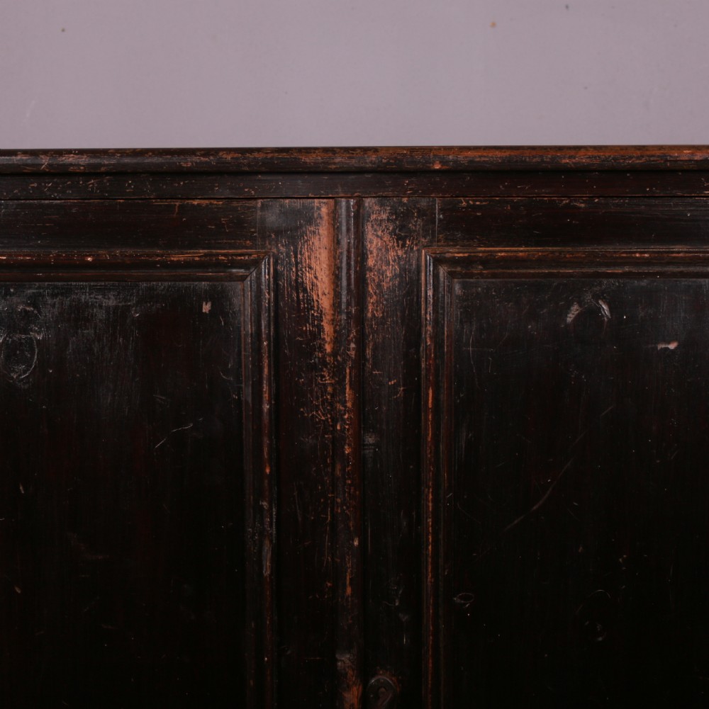 Small English Painted Cupboard View III