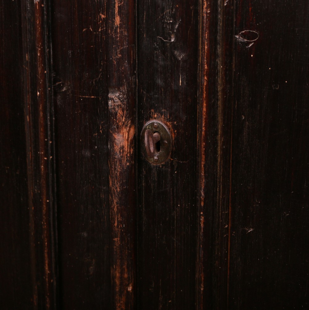 Small English Painted Cupboard View VI