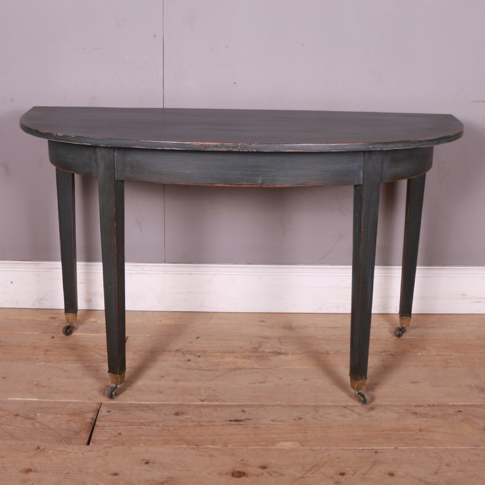 Pair of Demi-Lune Console Tables View V