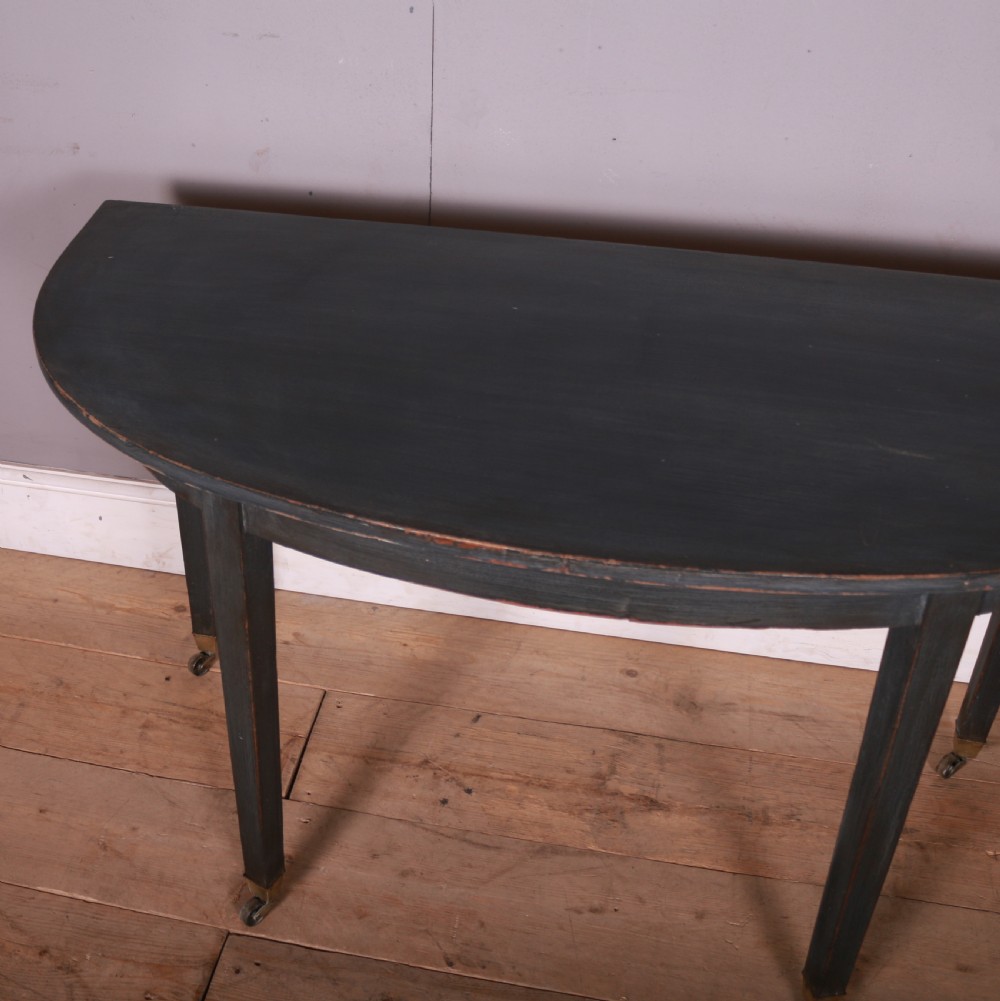 Pair of Demi-Lune Console Tables View VI