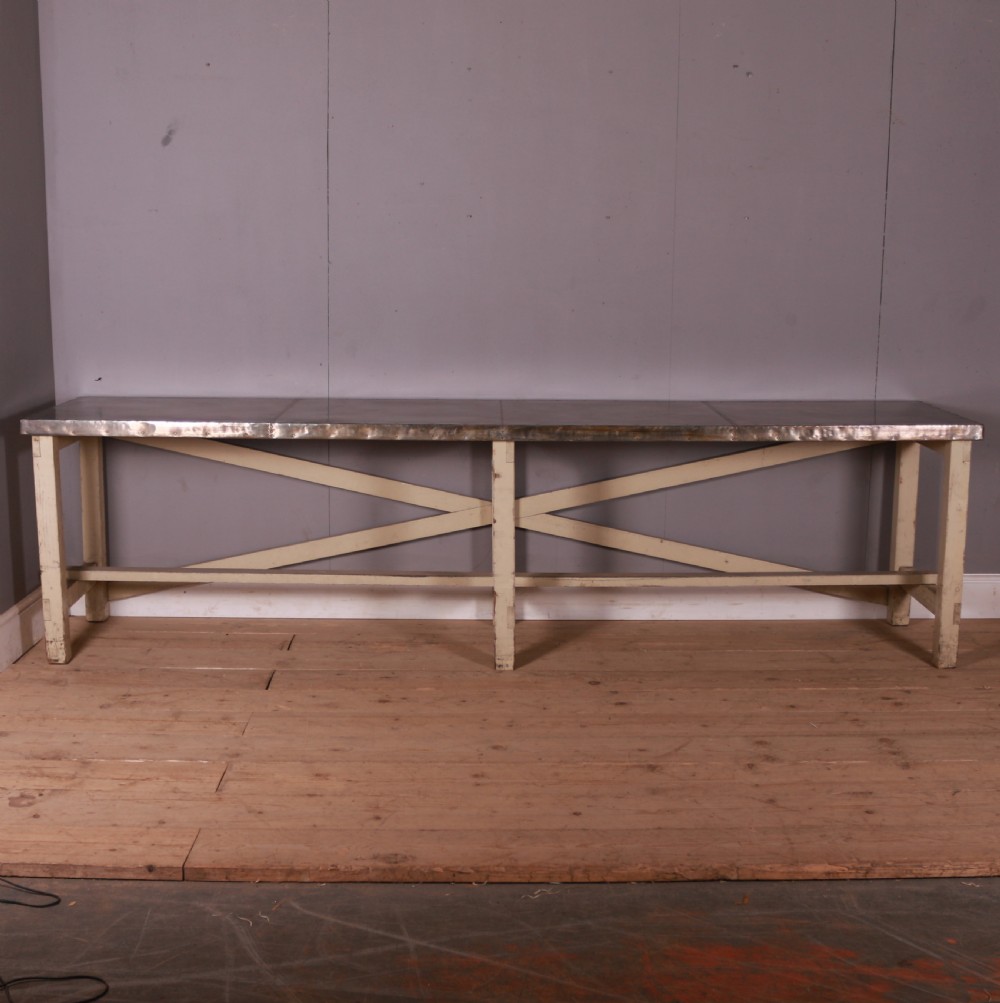 English Painted Prep Table