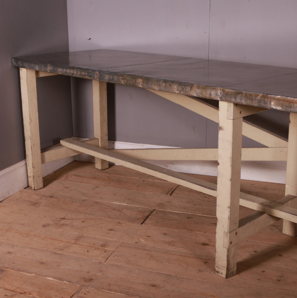 English Painted Prep Table View III
