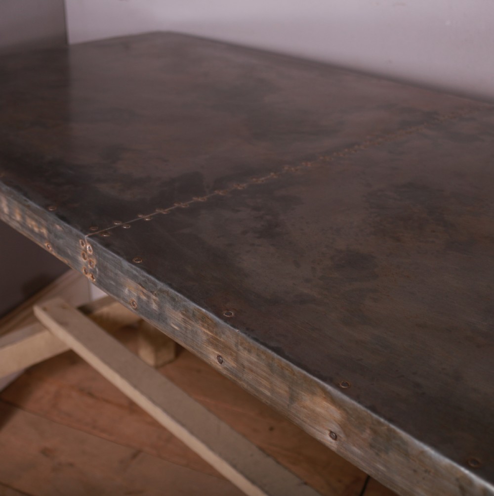 English Painted Prep Table View IV