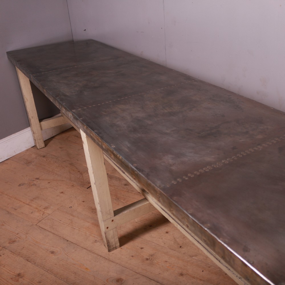 English Painted Prep Table View VII