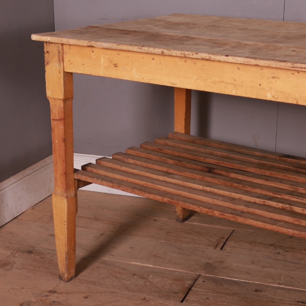 French Original Painted Prep Table View V