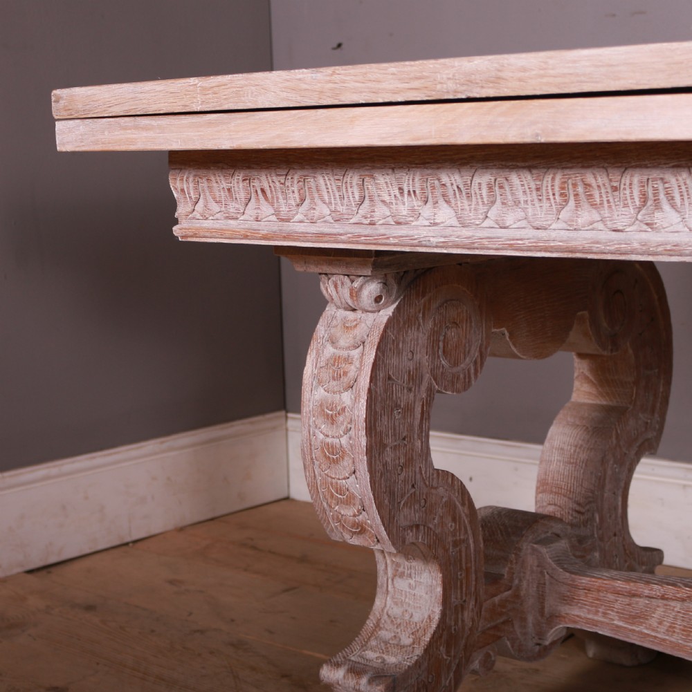Italian Bleached Oak Dining Table View VII