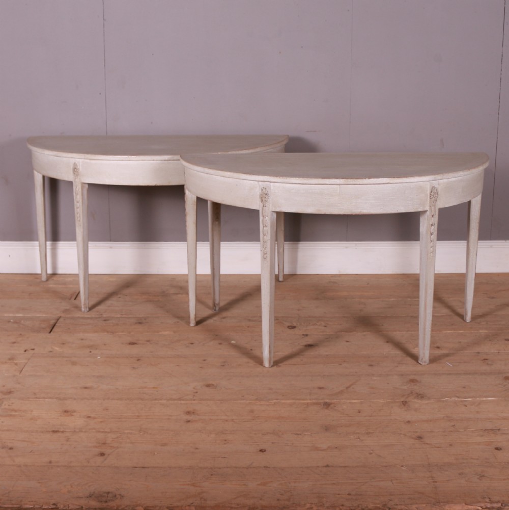 Pair of Swedish Console Tables