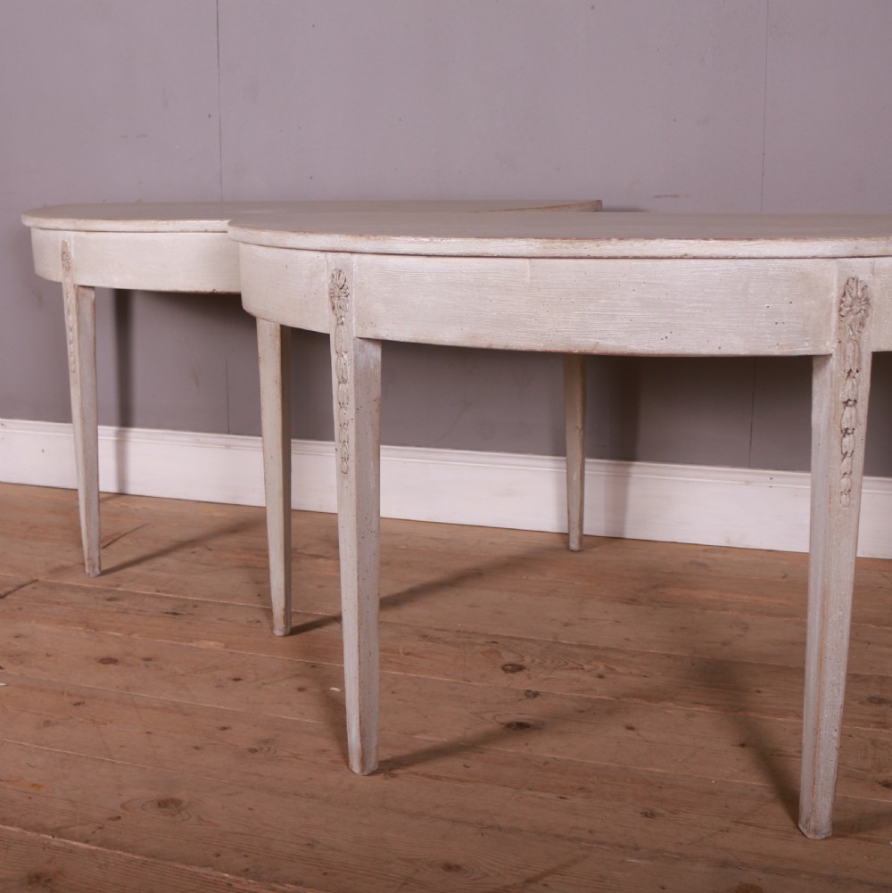 Pair of Swedish Console Tables View II