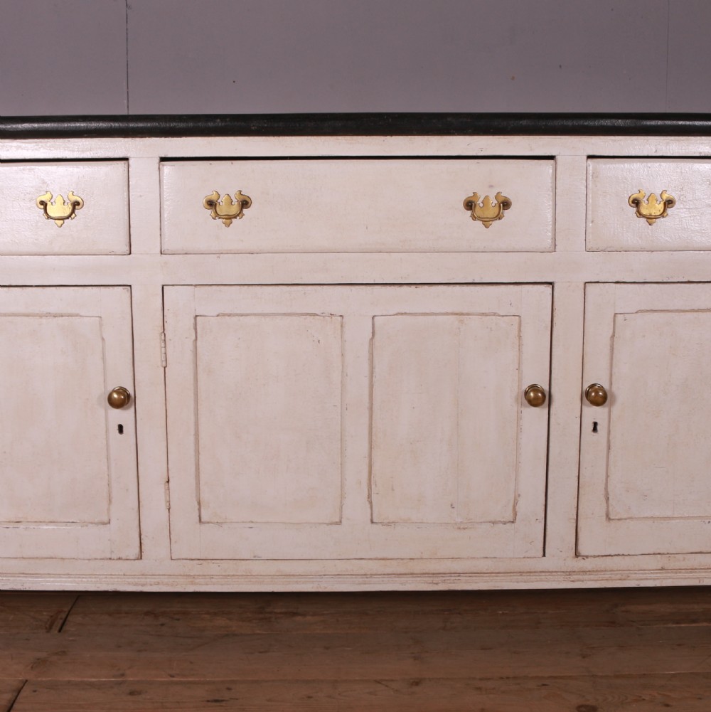 English Painted Dresser Base View III