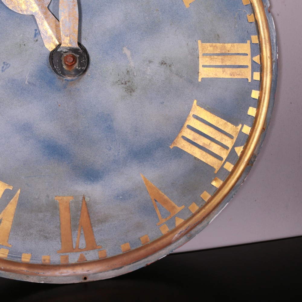 English Convex Tower Clockface View V