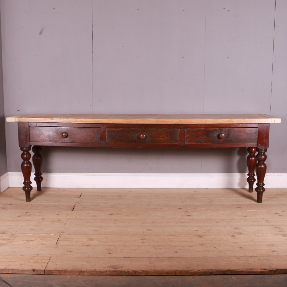 English Sycamore Topped Dairy Dresser View V