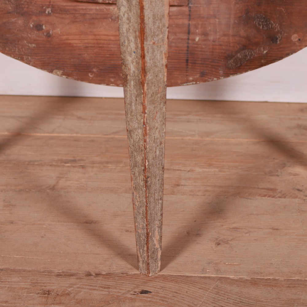 Swedish Pine Drop Leaf Table View V