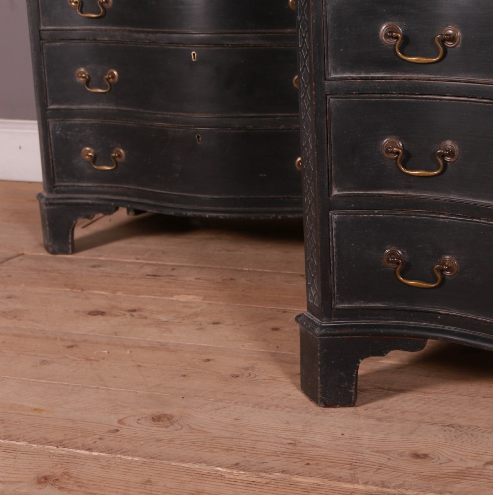Pair of English Chest of Drawers View III